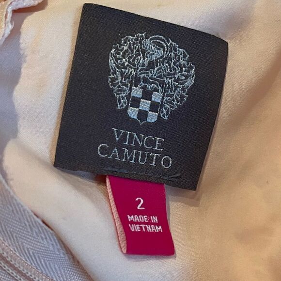 Vince Camuto Lace Sleeve Dress w/ Concealed Back Zipper - Picture 9 of 11